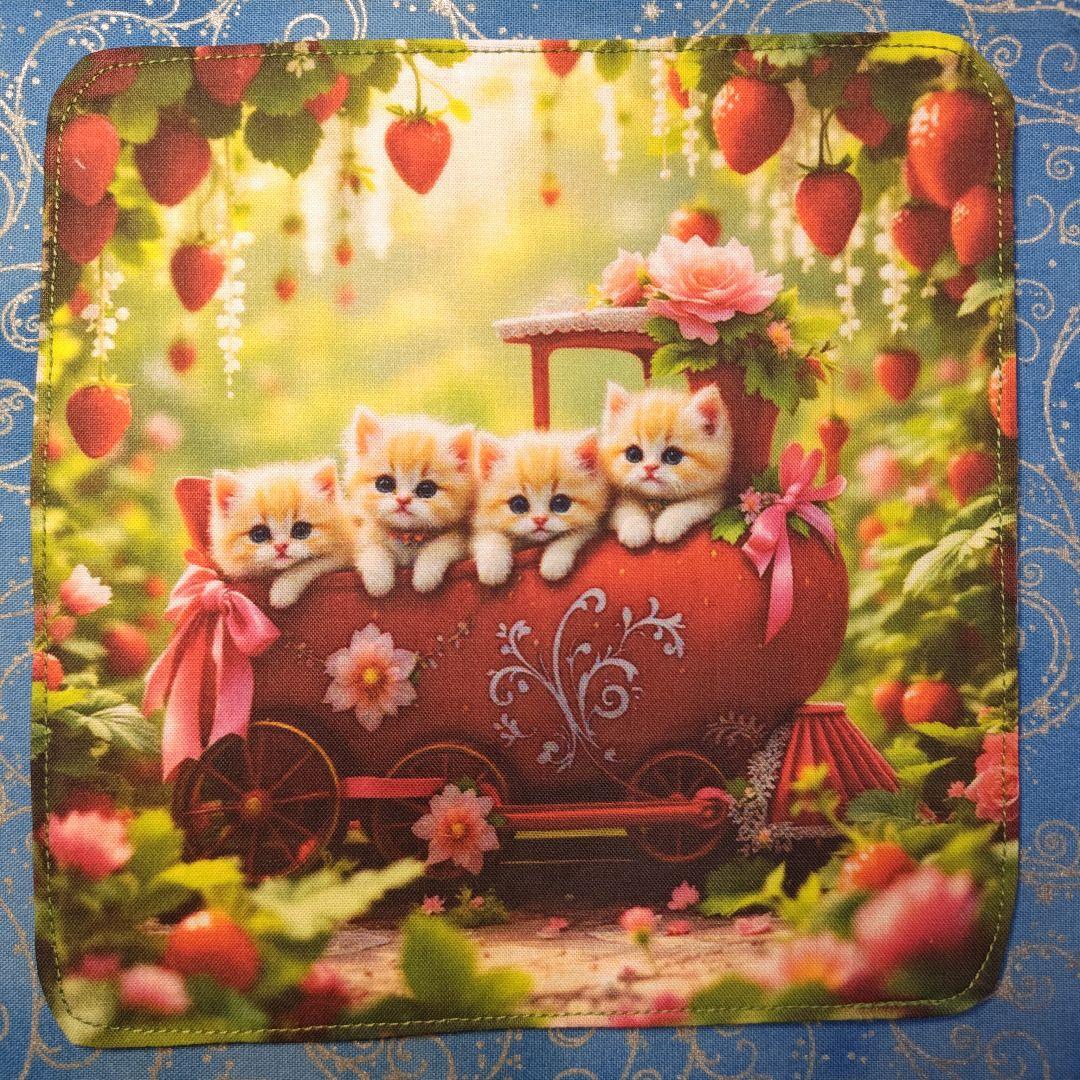 ご確認用　チロスケ　ハンカチ　ねこちゃん柄 19枚