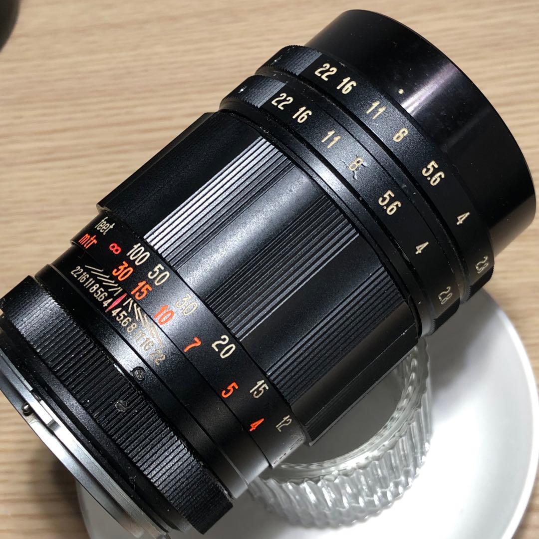 純正付属品付き　petri 135mm f2.8