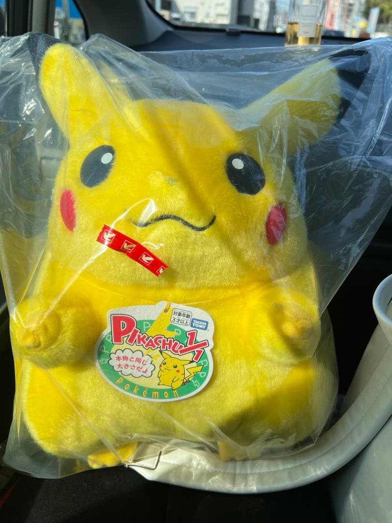 ポケモン 30周年記念 おかえり!ピカチュウ1/1 ぬいぐるみ