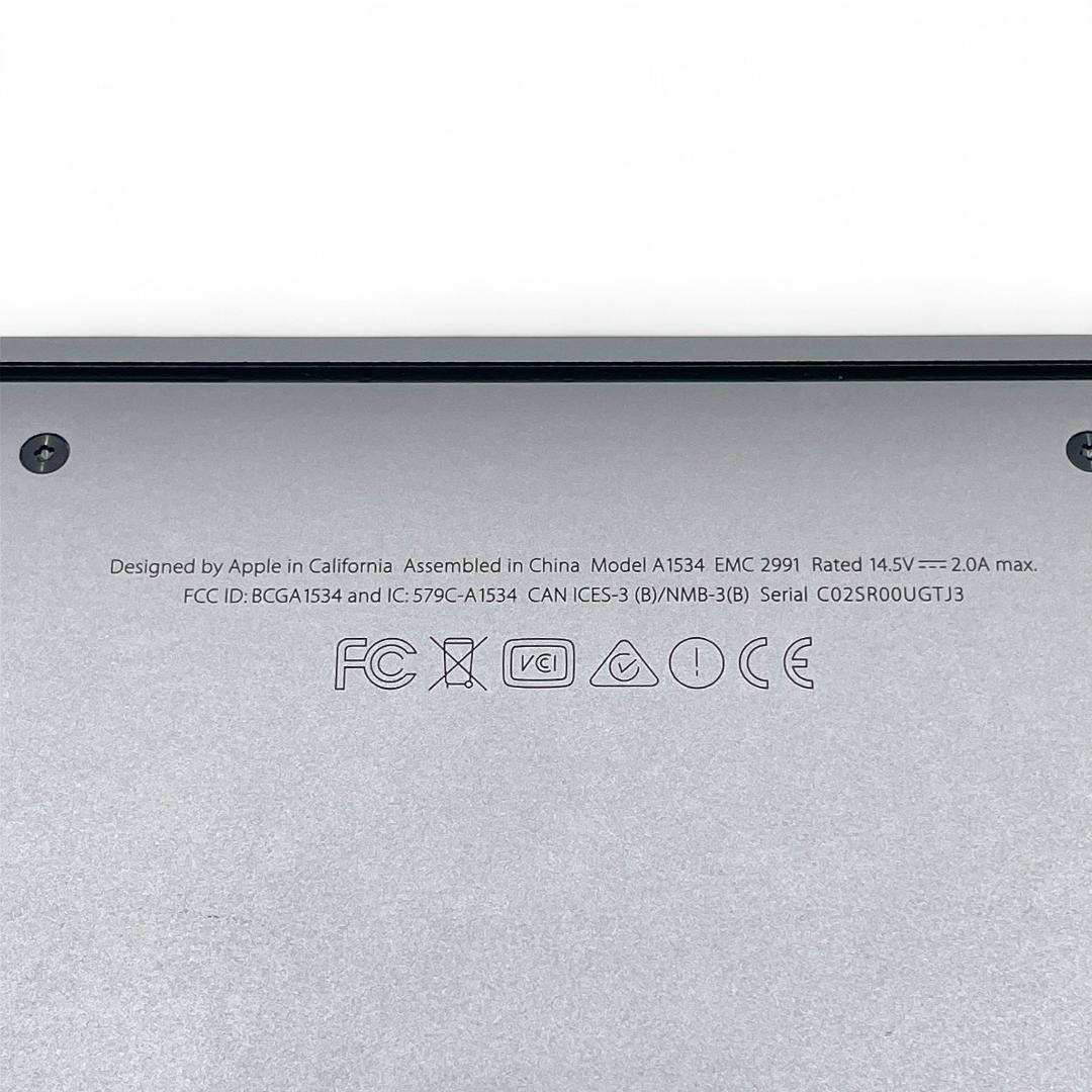【動作確認済】MacBook Retina 2016 12インチ/USキーボード