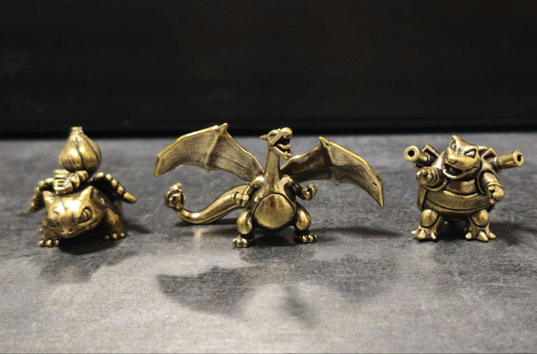 ポケモン メタル コレクション 真鍮 リザードン フシギソウ カメックス