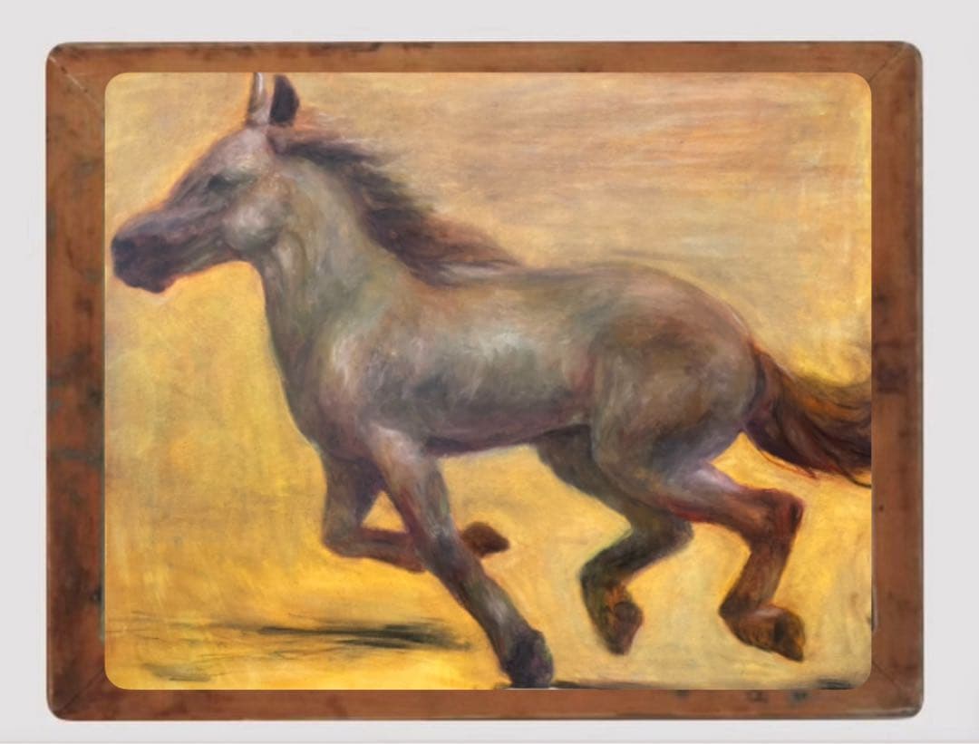 「馬」※原画※真作※直筆サイン入り※額無し