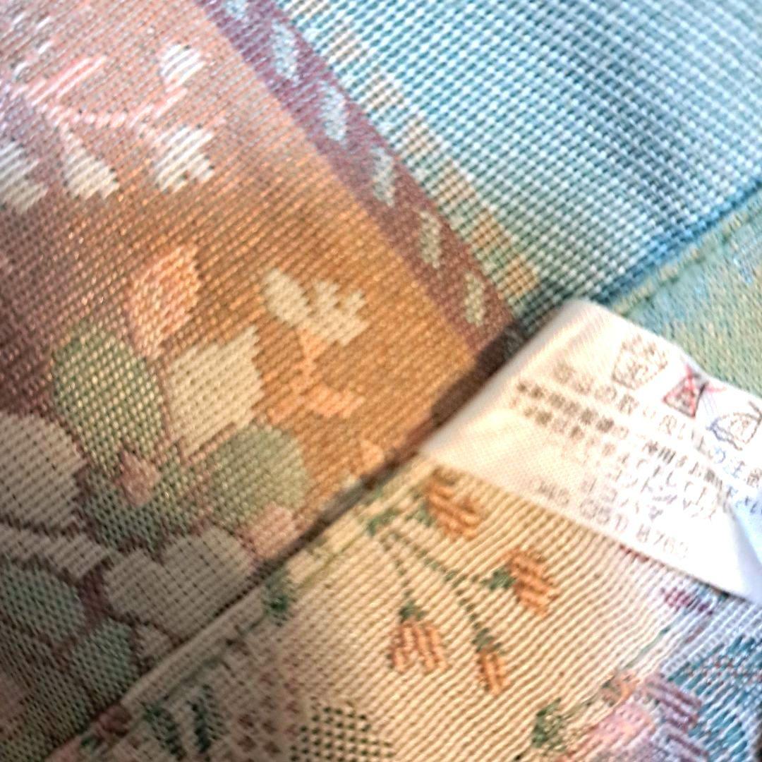 美品　トモココットンハウス　マルチカバー　ベッドカバー　ベッドスプレッド　花柄