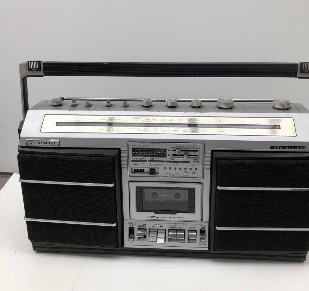 PIONEER ラジカセ SK-95 昭和レトロ動作訳あり(D135)