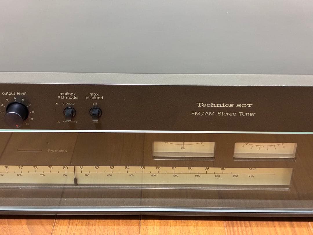 『美品』松下電器産業　TECHNICS ST-8080 FM/AMチューナー