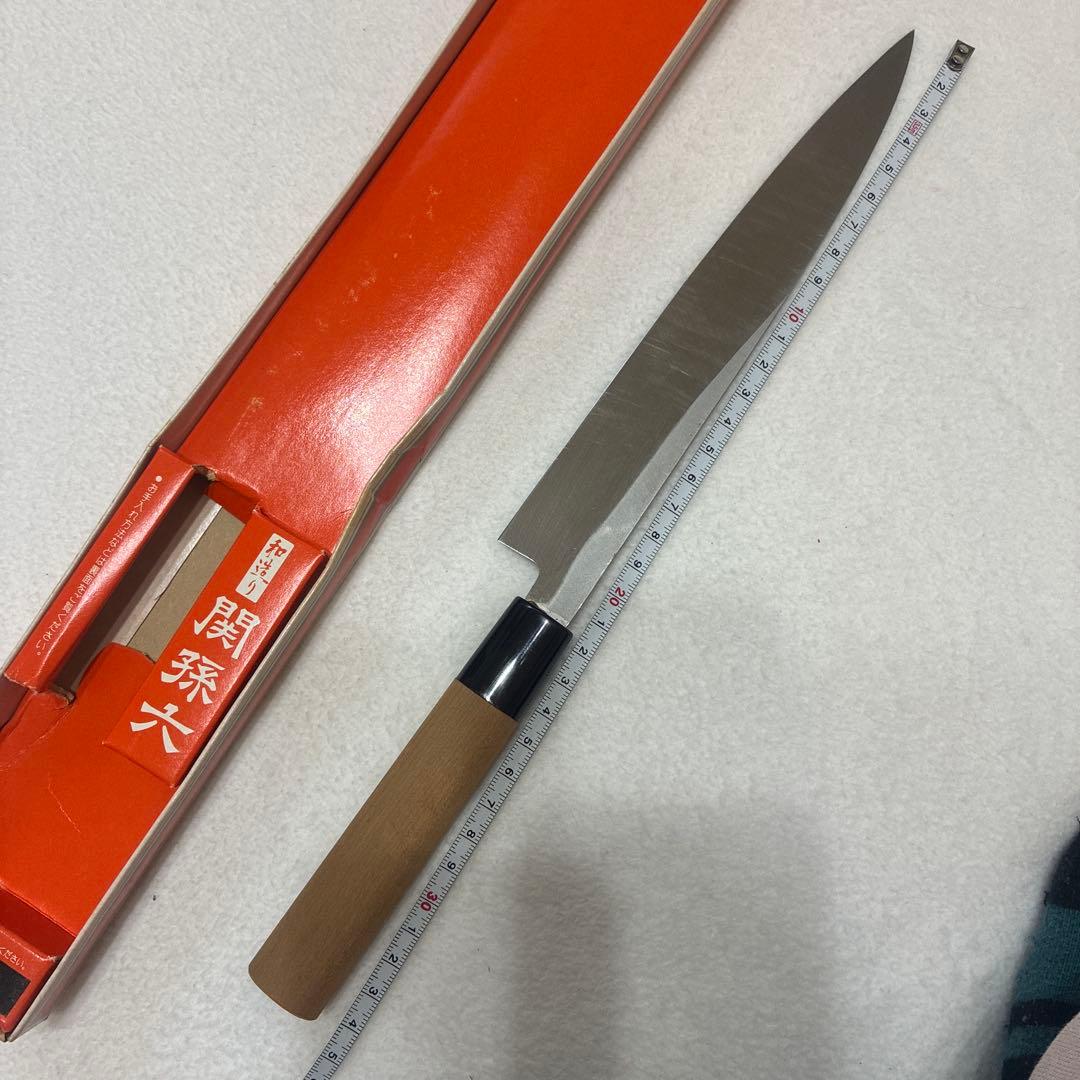 貝印　和造り　関孫六 刺身包丁　竹　鋼