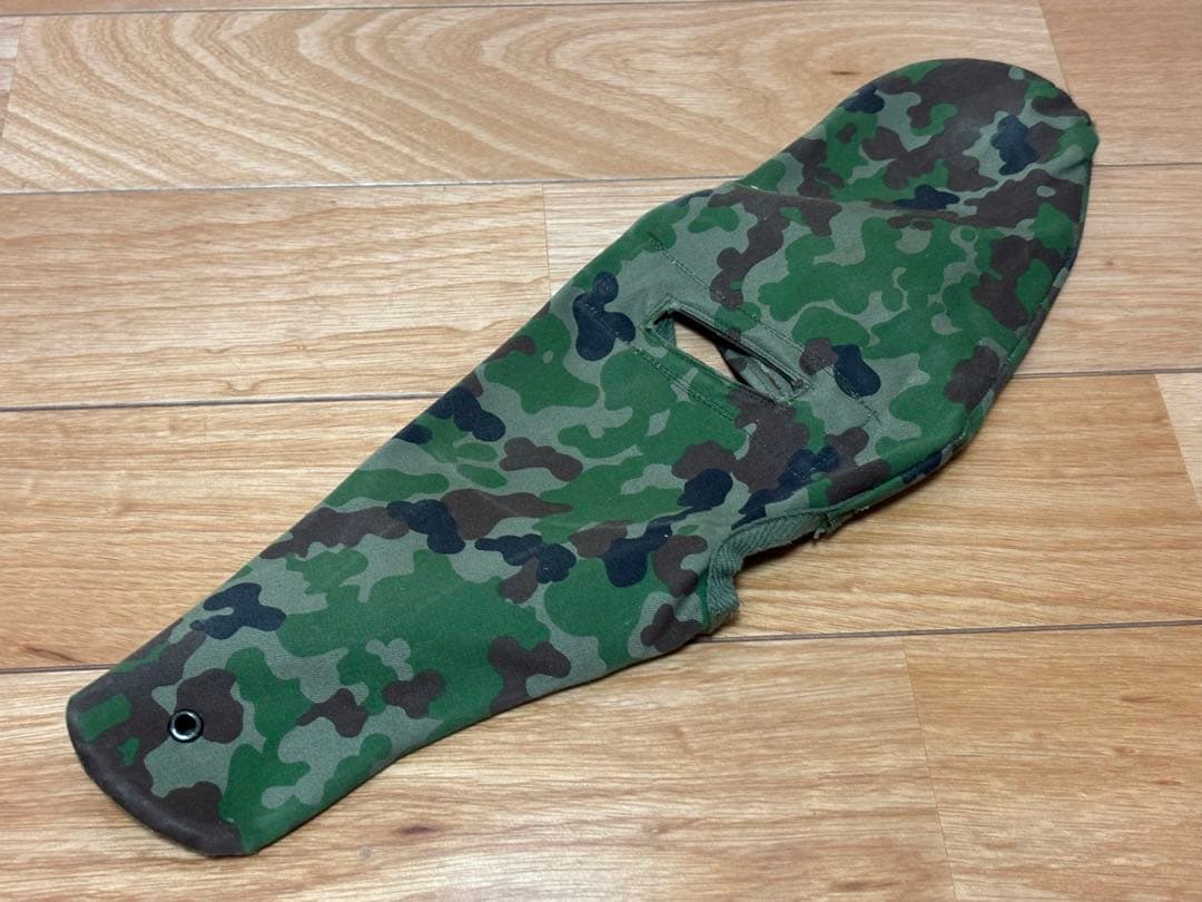 陸上自衛隊 9ｍｍ拳銃用茶革ホルスター 迷彩カバー タナカ 9mm拳銃 ASGK