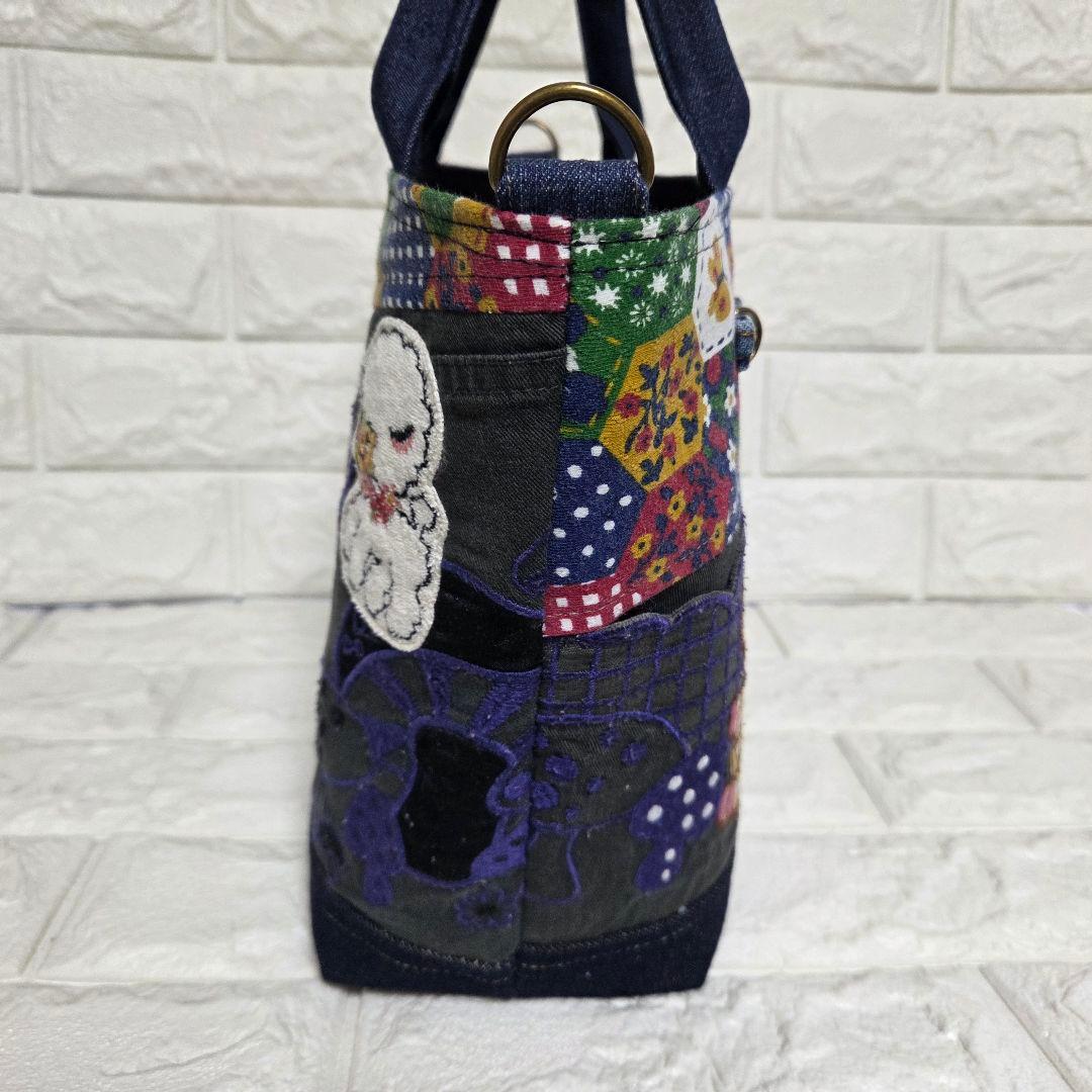 【SA様☘️専用】928 デニム＊リメイク＊刺繍＊バッグ＊トートバッグ