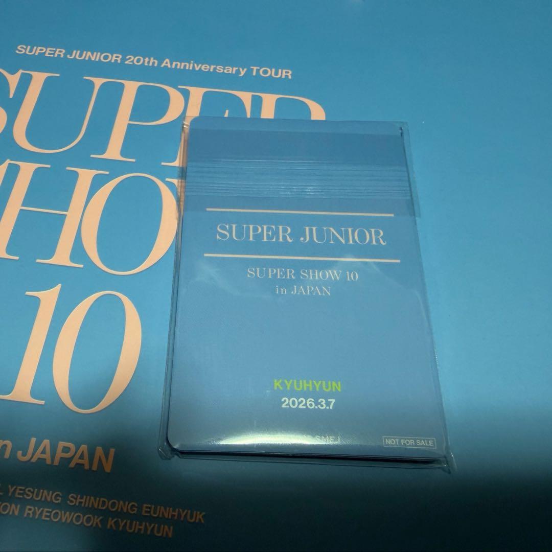 SUPERJUNIOR SUPERSHOW10 プレミアムシート特典 トレカ①