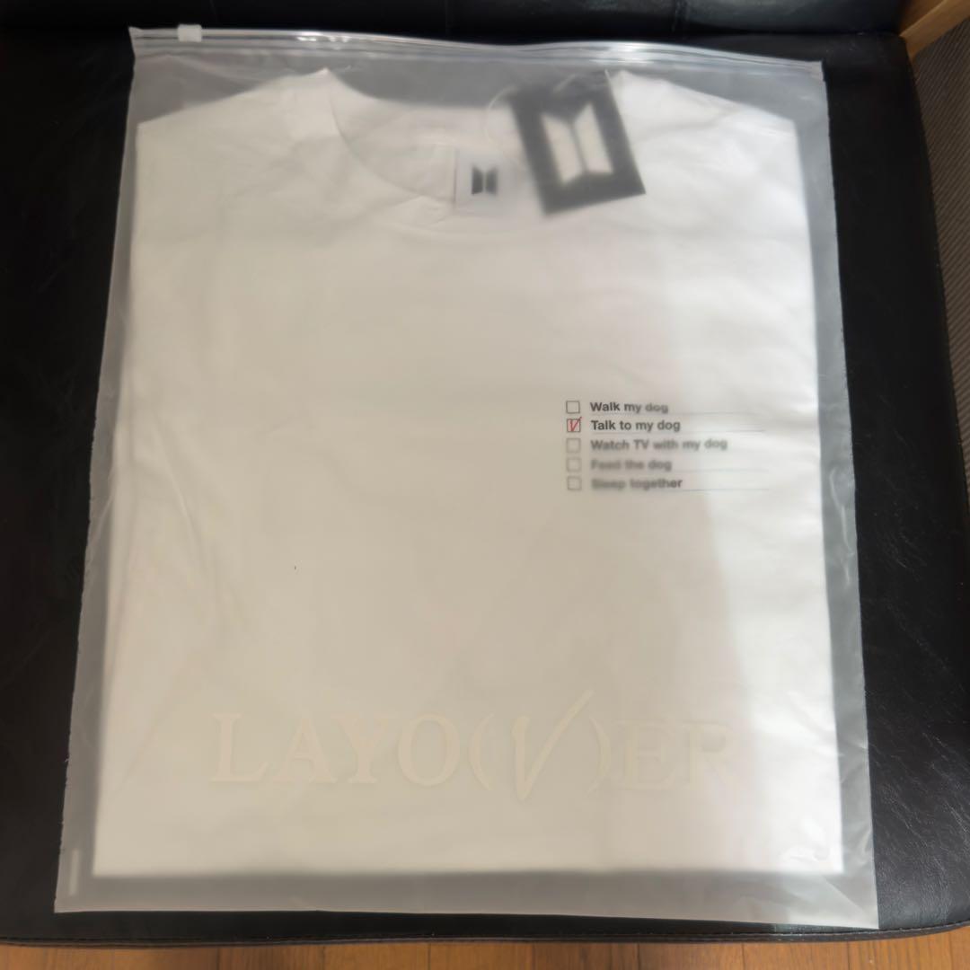 BTS V テテ　layover Tシャツ XL