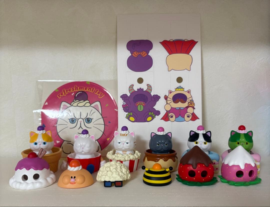 refreshment toy 変身ぺたにゃん ソフビ フィギュア