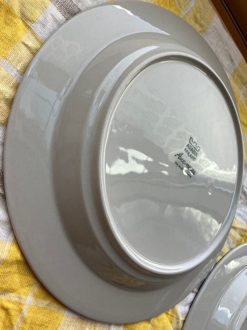 アラビア　アネモネ　25cm プレート　2枚