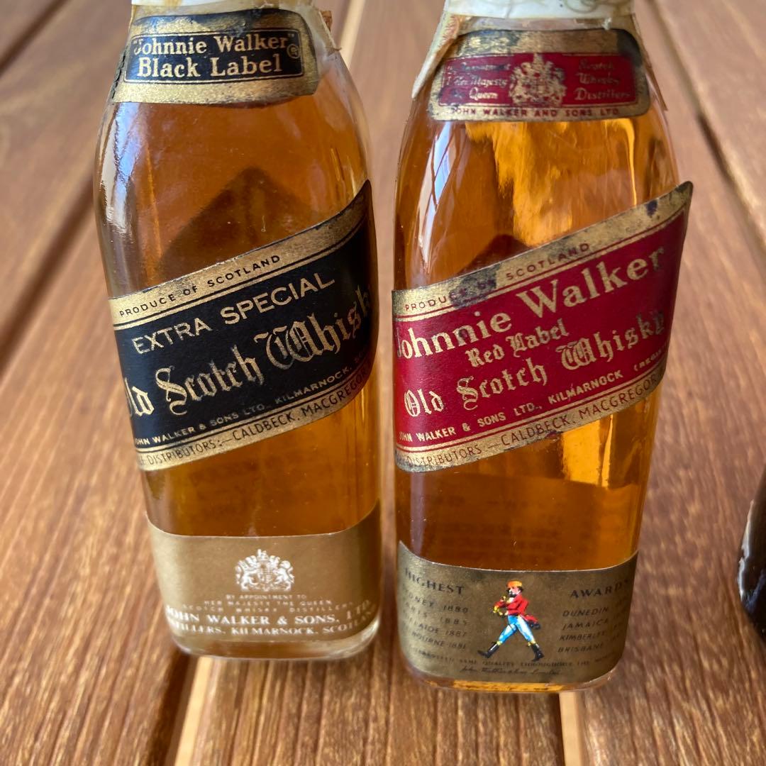 TS73 ウイスキー 特級 ミニボトル 5本 ジョニーウォーカー オーシャン等