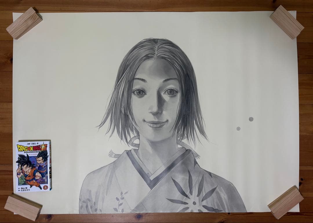 【超希少】　バガボンド　宮本武蔵&おつう　２枚セット　特大ポスター　未使用品