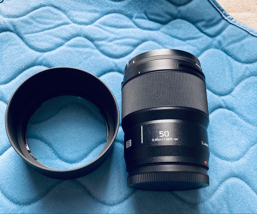 （ほぼ新品）LUMIX 50mm F1.8 レンズ　HAKUBAレンズガード付き