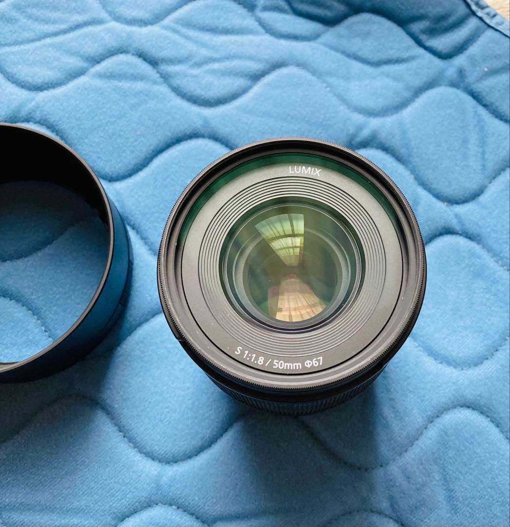 （ほぼ新品）LUMIX 50mm F1.8 レンズ　HAKUBAレンズガード付き