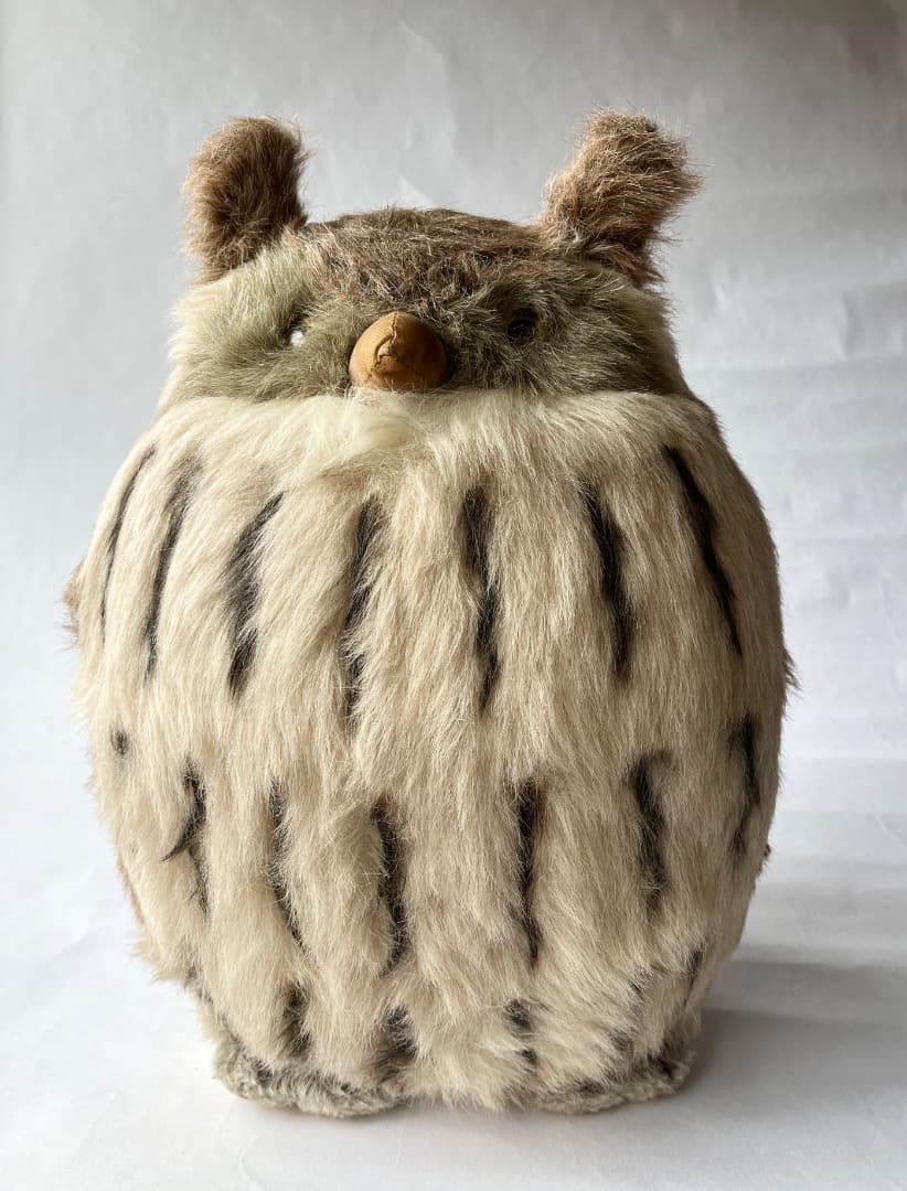 【希少】大型 | やまね工房 ミミズク ぬいぐるみ｜民芸工芸