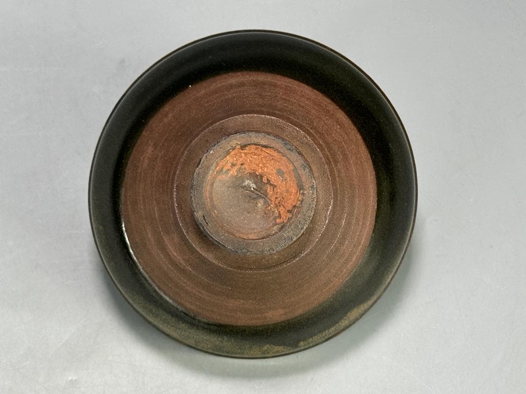 日本美術　天目茶碗　時代茶碗　黒釉茶碗