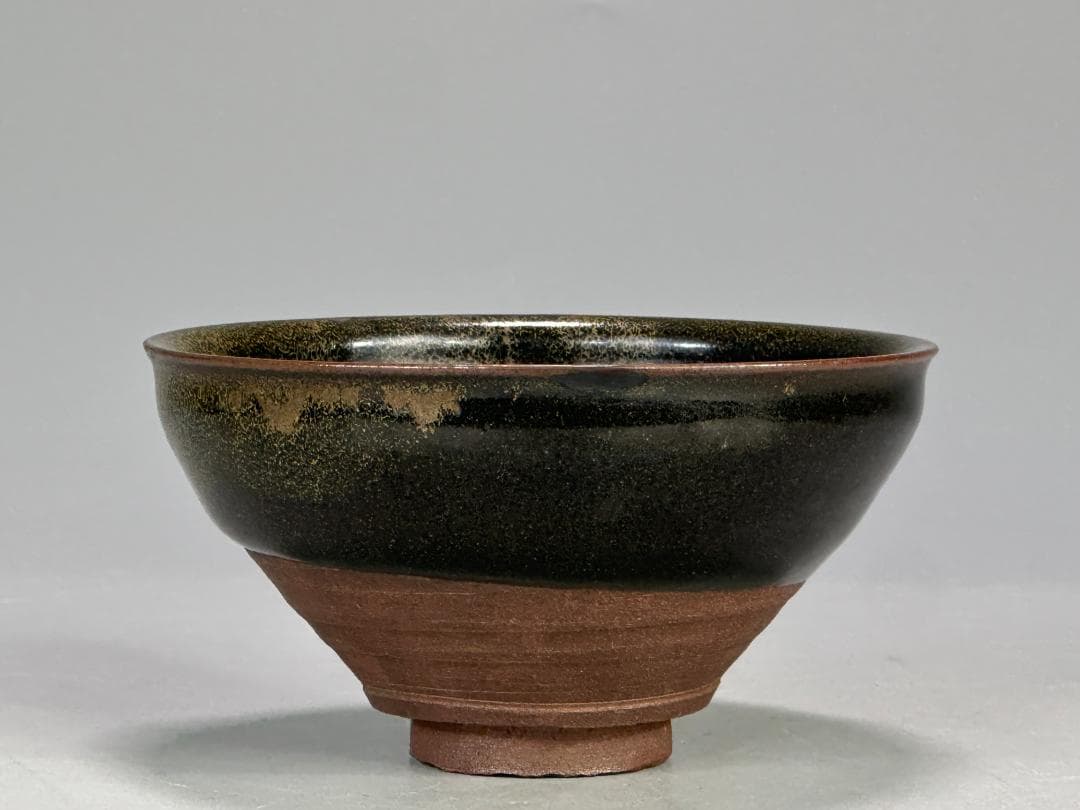 日本美術　天目茶碗　時代茶碗　黒釉茶碗