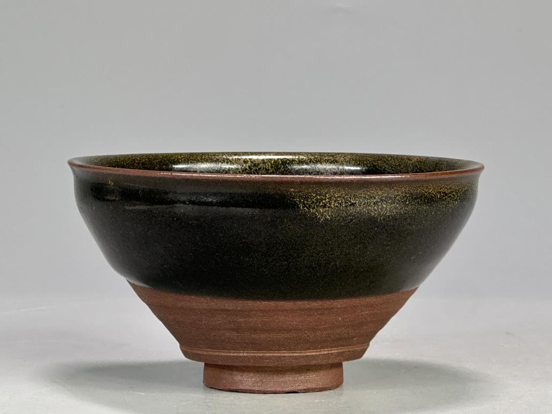 日本美術　天目茶碗　時代茶碗　黒釉茶碗