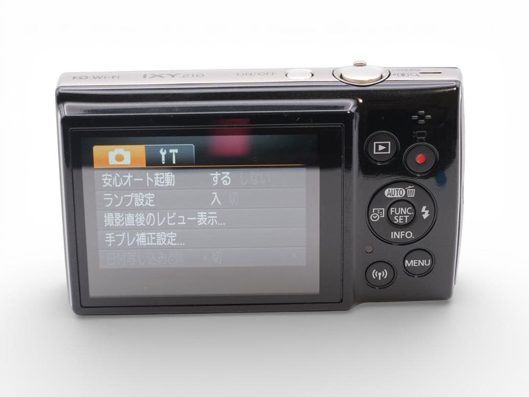 【美品】CANON／IXY 210 ブラック 作例あり