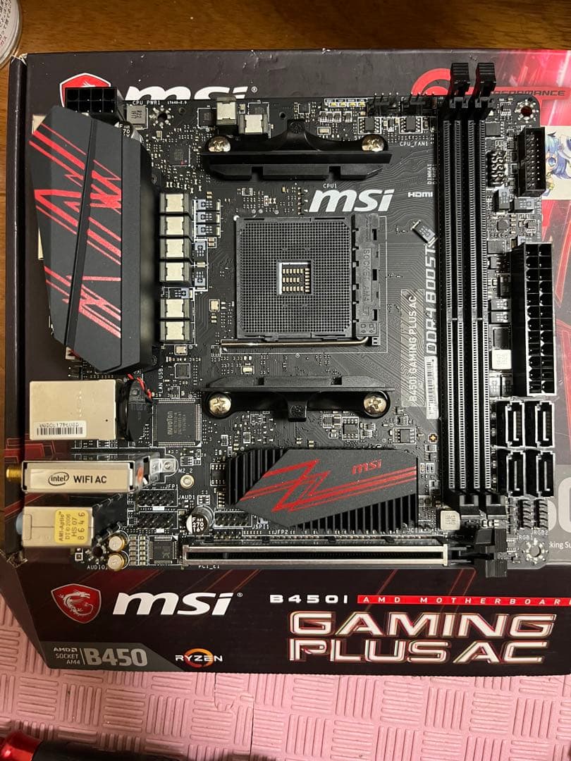 MSI B450I GAMING PLUS AC マザーボード