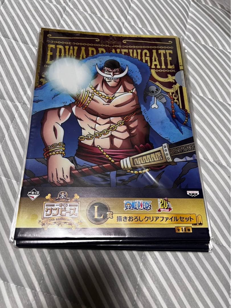 ONE PIECE 一番くじ20th anniversary A4クリアファイル