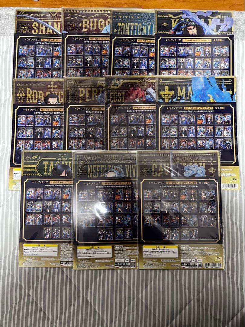 ONE PIECE 一番くじ20th anniversary A4クリアファイル