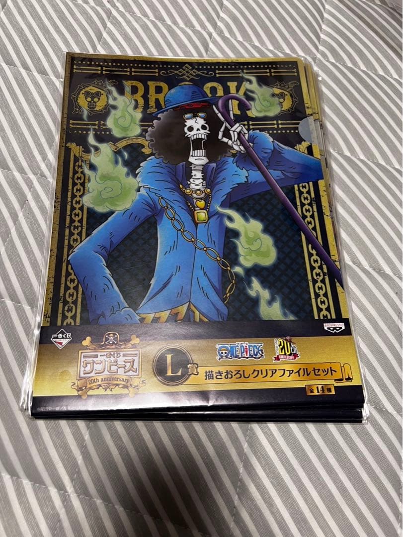 ONE PIECE 一番くじ20th anniversary A4クリアファイル