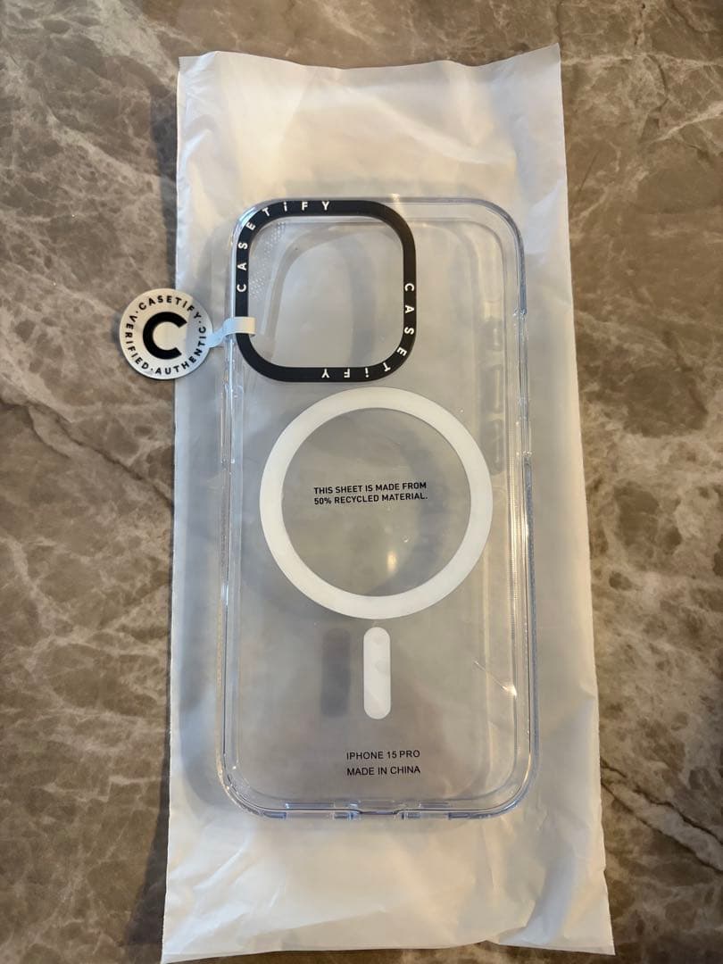 CASETiFY MagSafe対応 iPhone 15Pro クリアケース