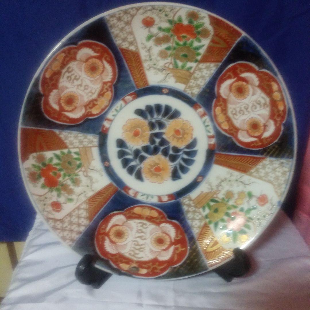 古伊万里色絵大皿