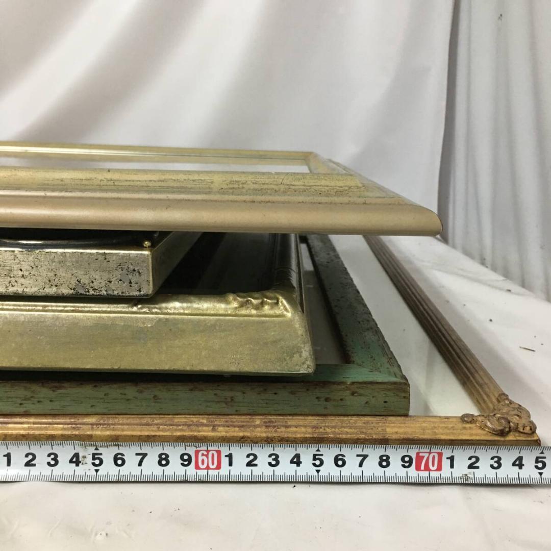 アンティーク 額縁 アートフラワー 押花 まとめて5点 デッサン