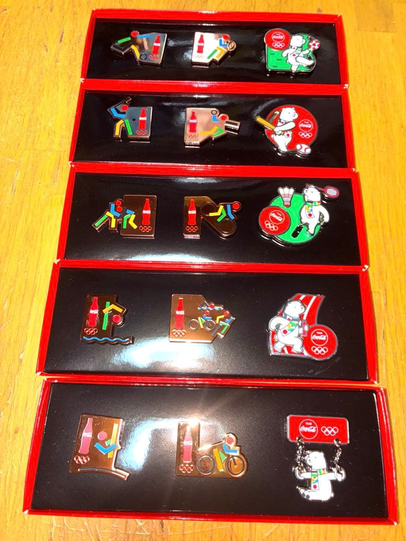 ☆非売品☆2020年 オリンピック コカ・コーラ ピンバッジ 6個セット