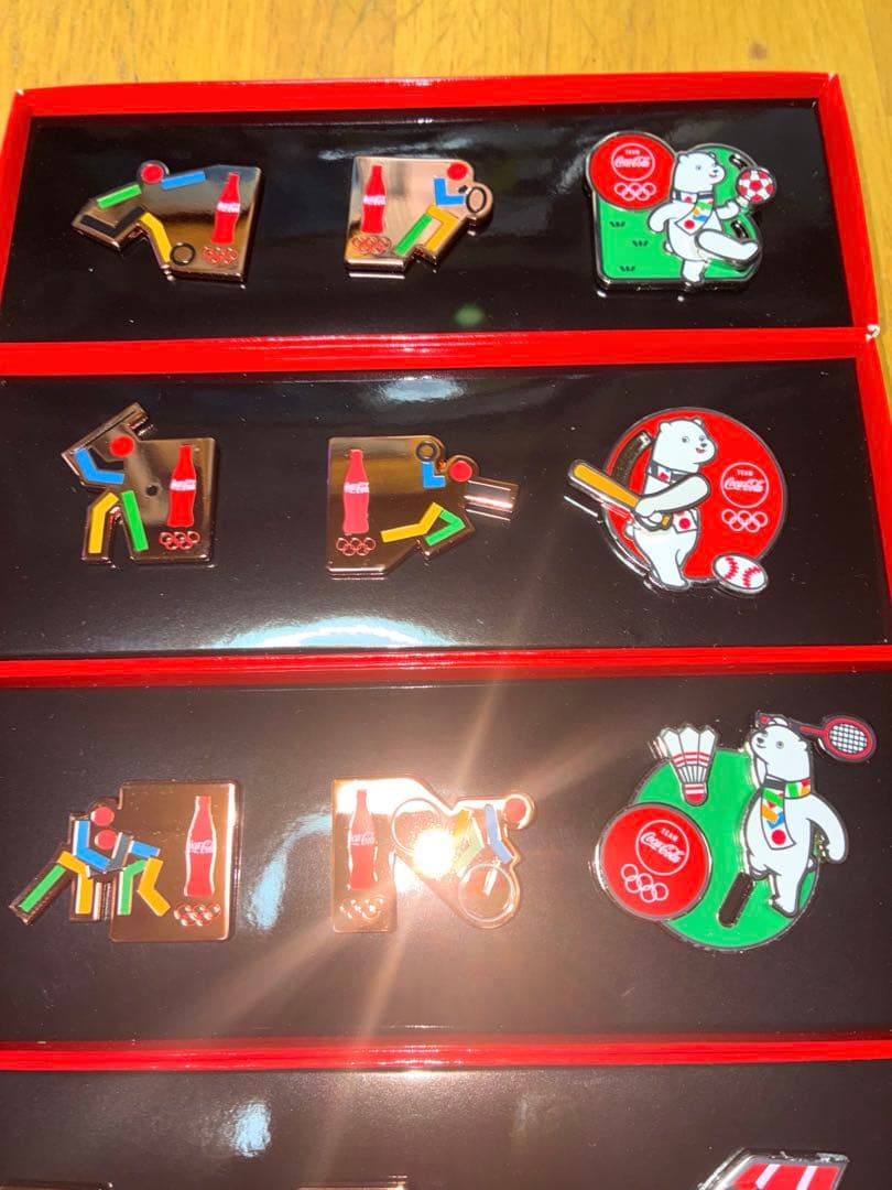 ☆非売品☆2020年 オリンピック コカ・コーラ ピンバッジ 6個セット