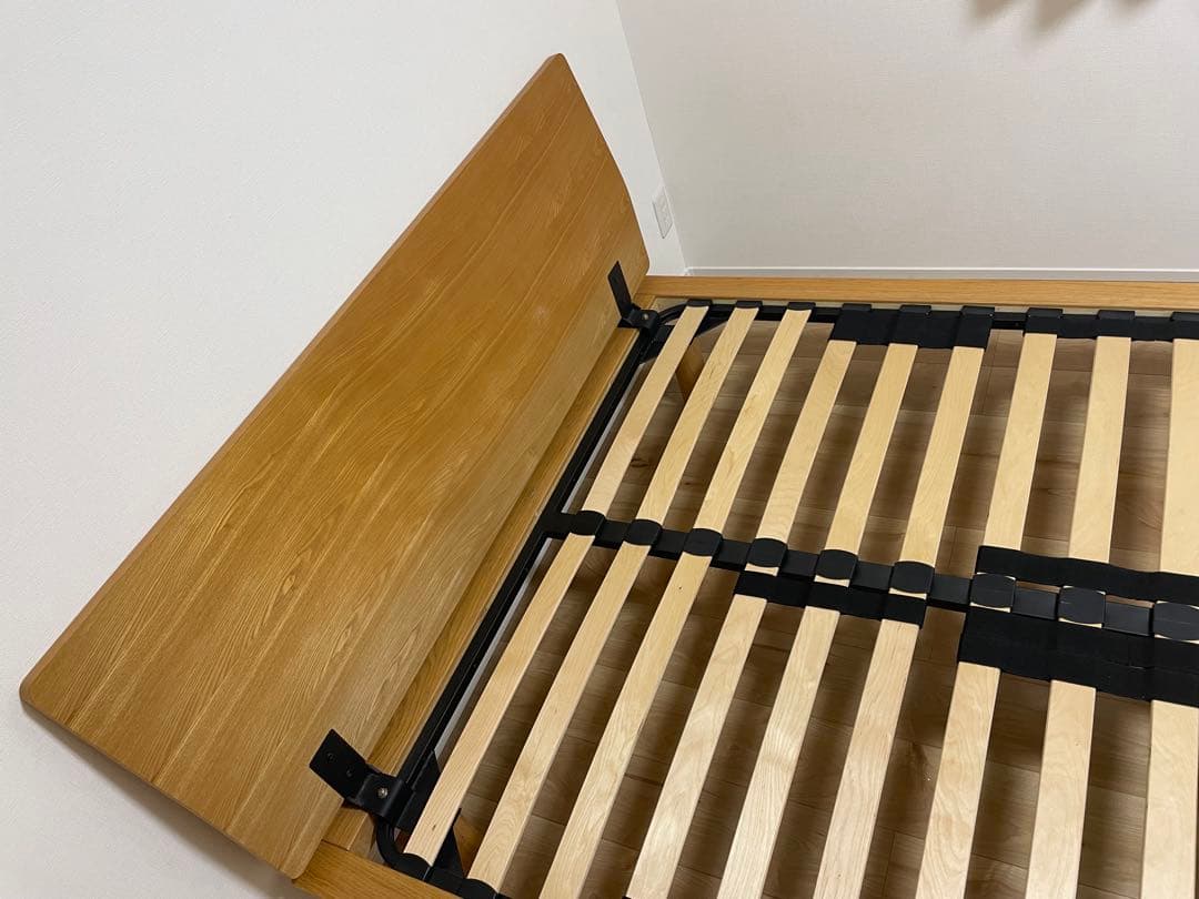 無印良品ベッドフレーム(オーク材) ダブル