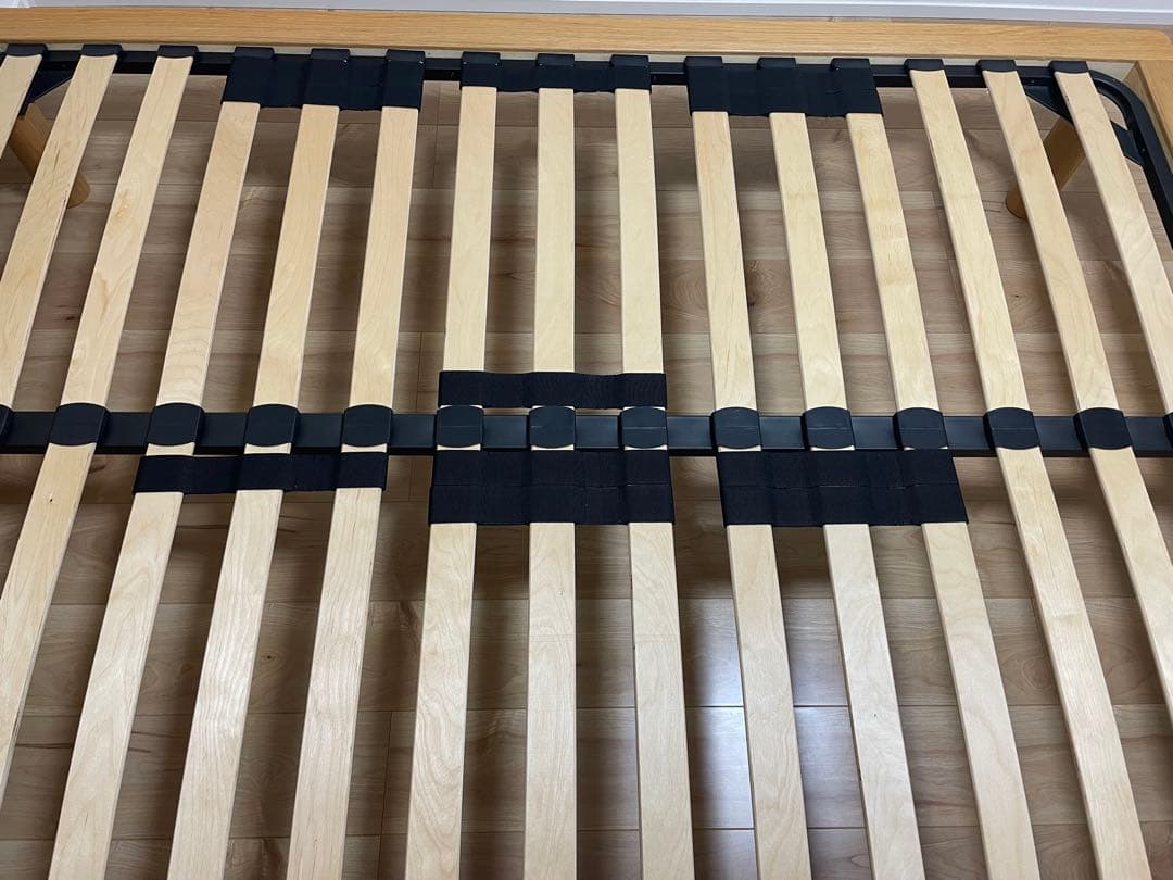 無印良品ベッドフレーム(オーク材) ダブル