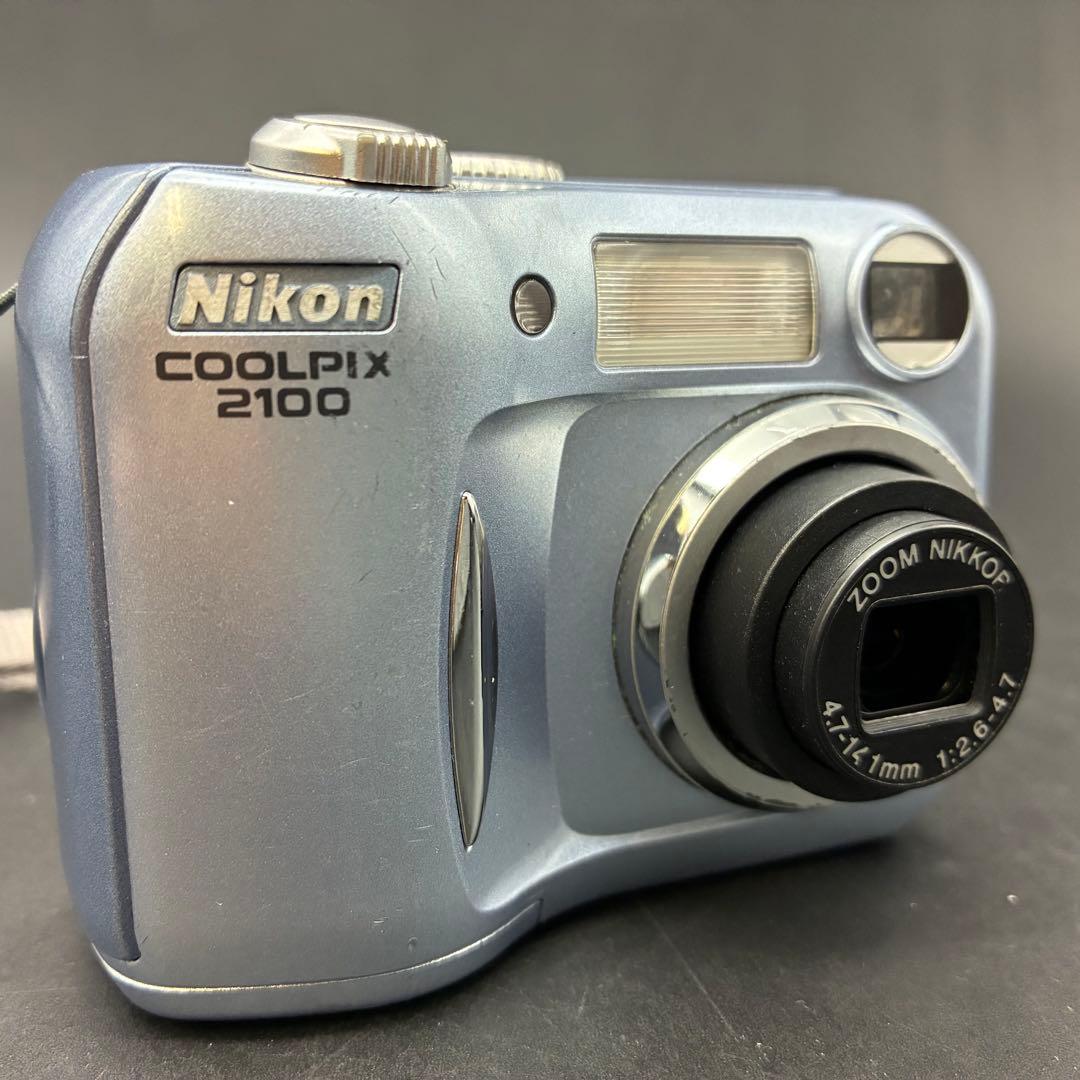 【動作問題なし】Nikon COOLPIX2100 単三電池・カード付き