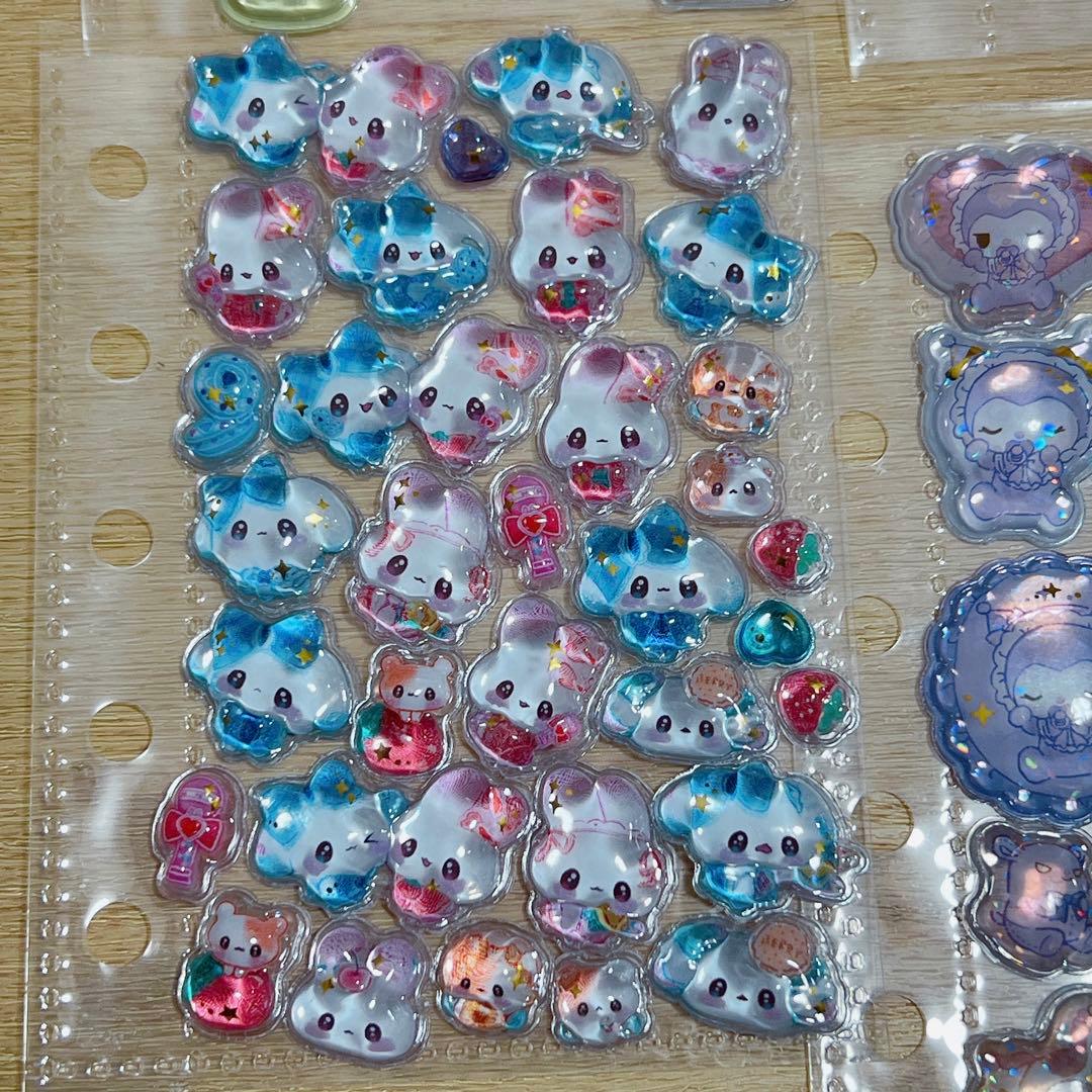 正規品 シール帳 完成品 ディズニー モフサンド ボンボンドロップシール 13枚