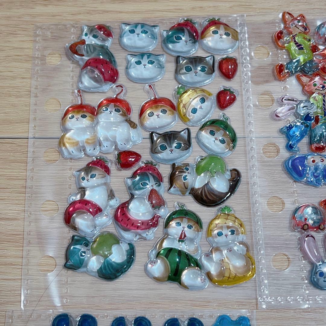 正規品 シール帳 完成品 ディズニー モフサンド ボンボンドロップシール 13枚