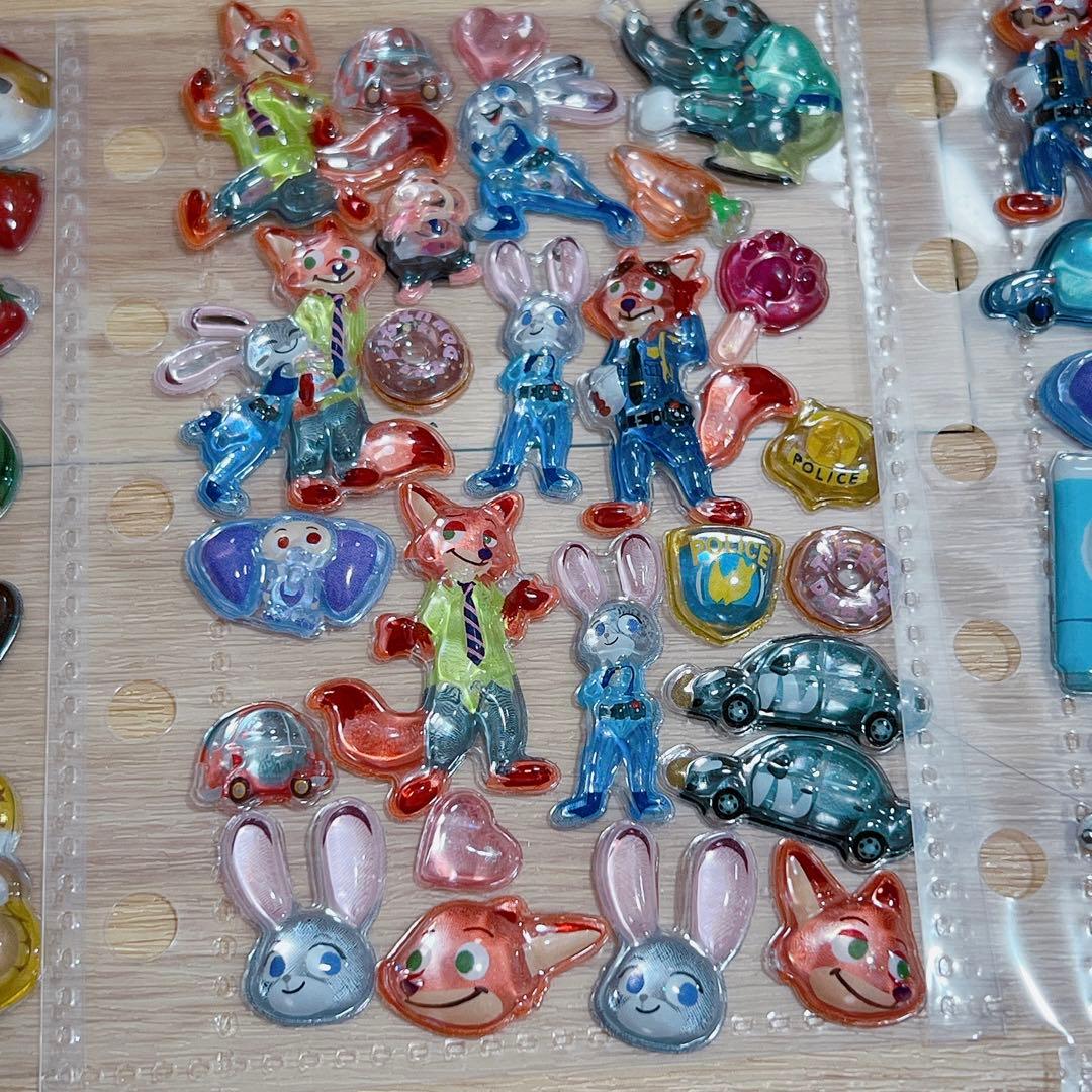 正規品 シール帳 完成品 ディズニー モフサンド ボンボンドロップシール 13枚