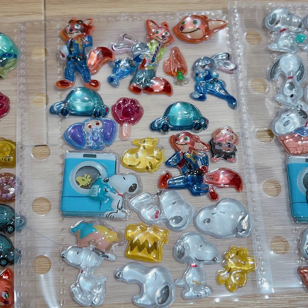 正規品 シール帳 完成品 ディズニー モフサンド ボンボンドロップシール 13枚