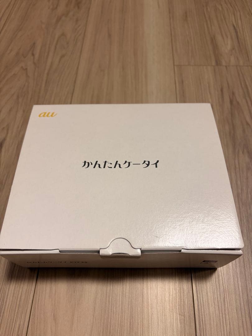 au かんたんケータイ ガラホ　未使用品　KYF38 ブルー