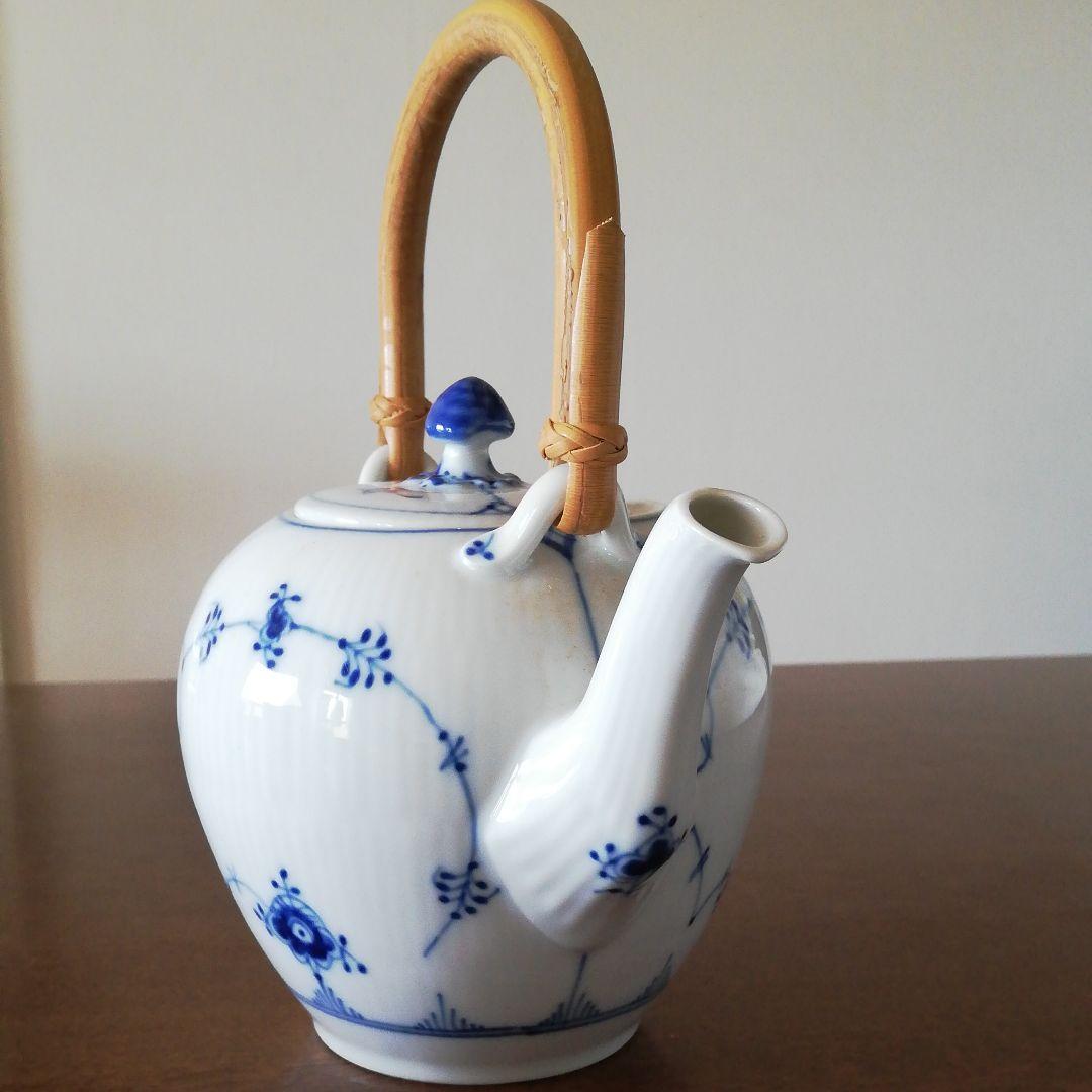 未使用品♥ロイヤルコペンハーゲン急須＆湯呑6客セット