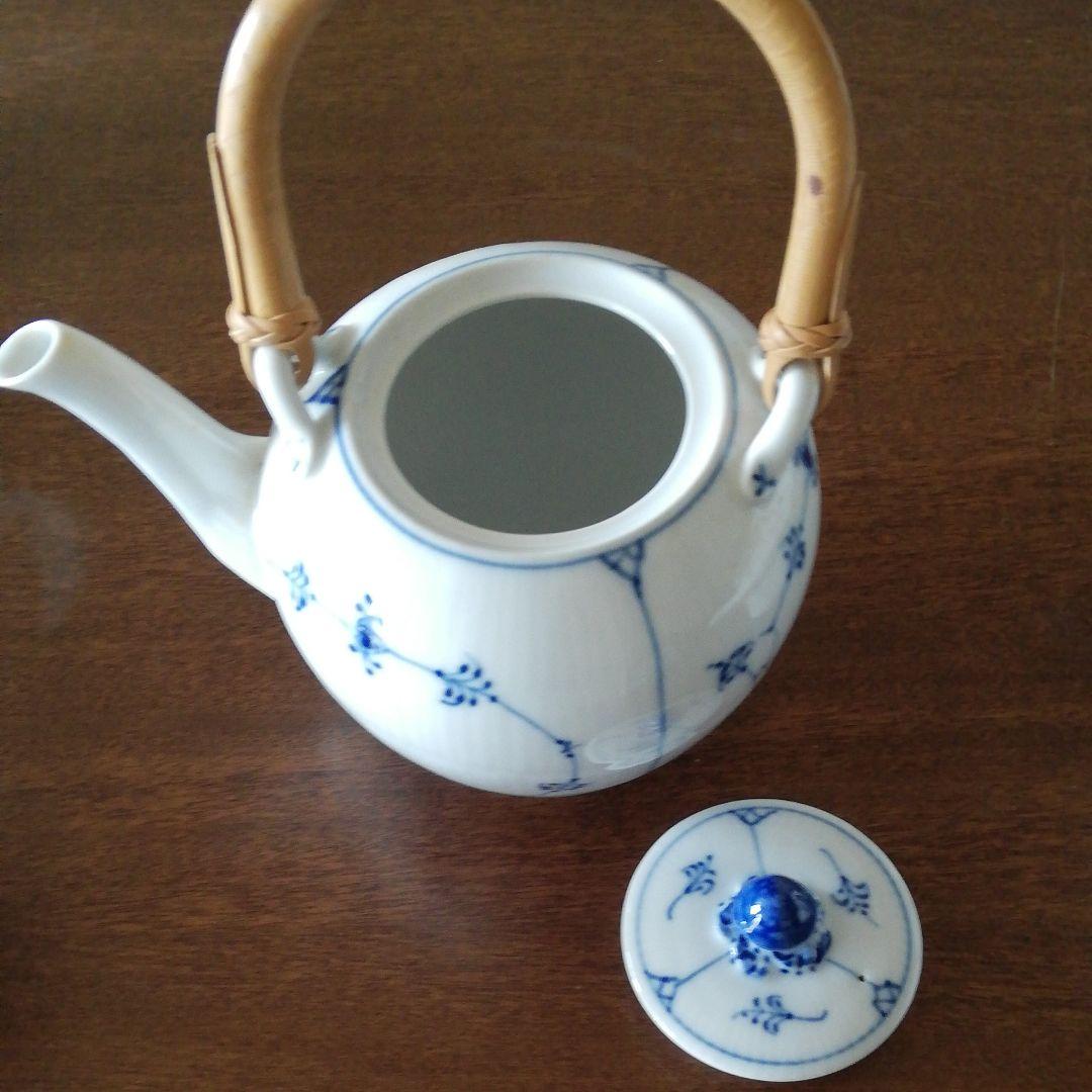 未使用品♥ロイヤルコペンハーゲン急須＆湯呑6客セット