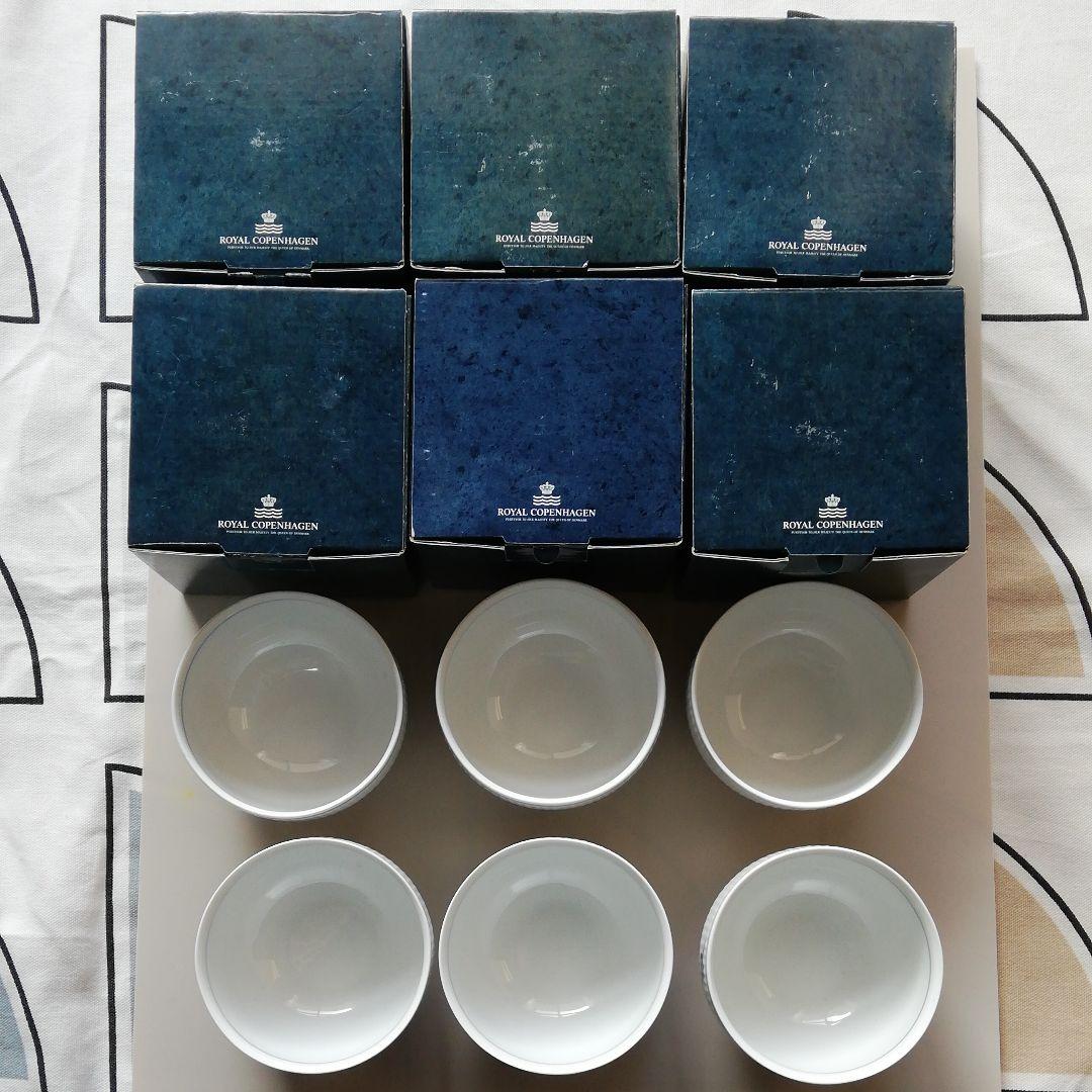 未使用品♥ロイヤルコペンハーゲン急須＆湯呑6客セット