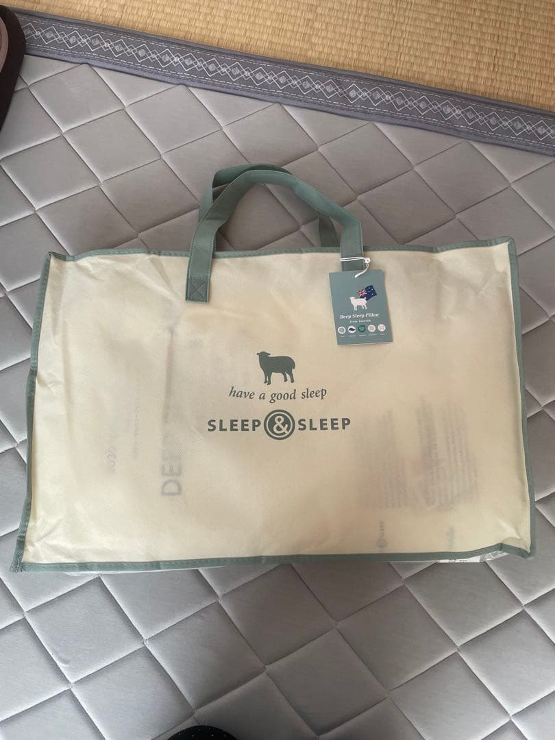 DEEP SLEEP CARE トッパー型枕 収納バッグ付き 枕 安眠 寝具