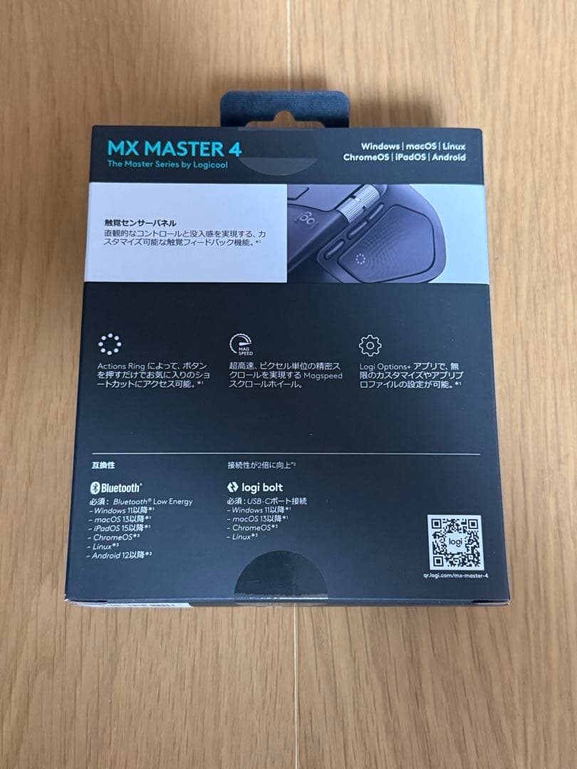 【新品・未使用】Logicool MX MASTER 4 本体