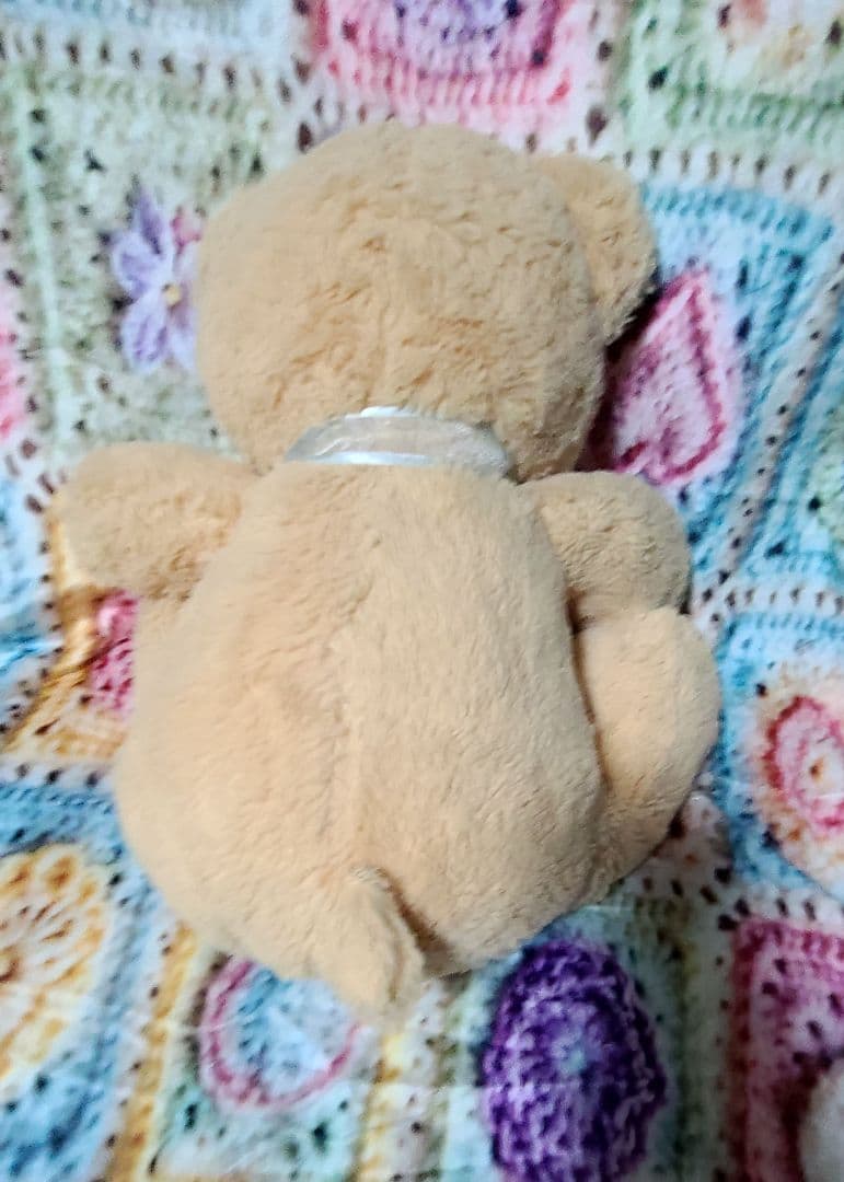 ヴィンテージ風 ハンドメイド クマのぬいぐるみ 約35cm