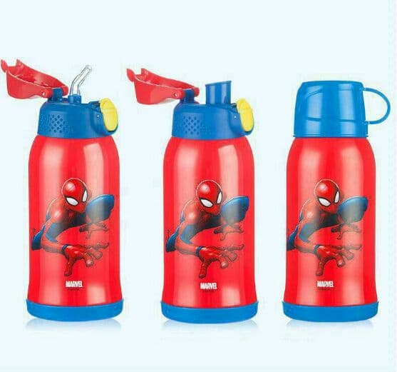 スパイダーマン水筒ギフトセット キッズ 子供用スパイダーマン ボトル 保温 保冷