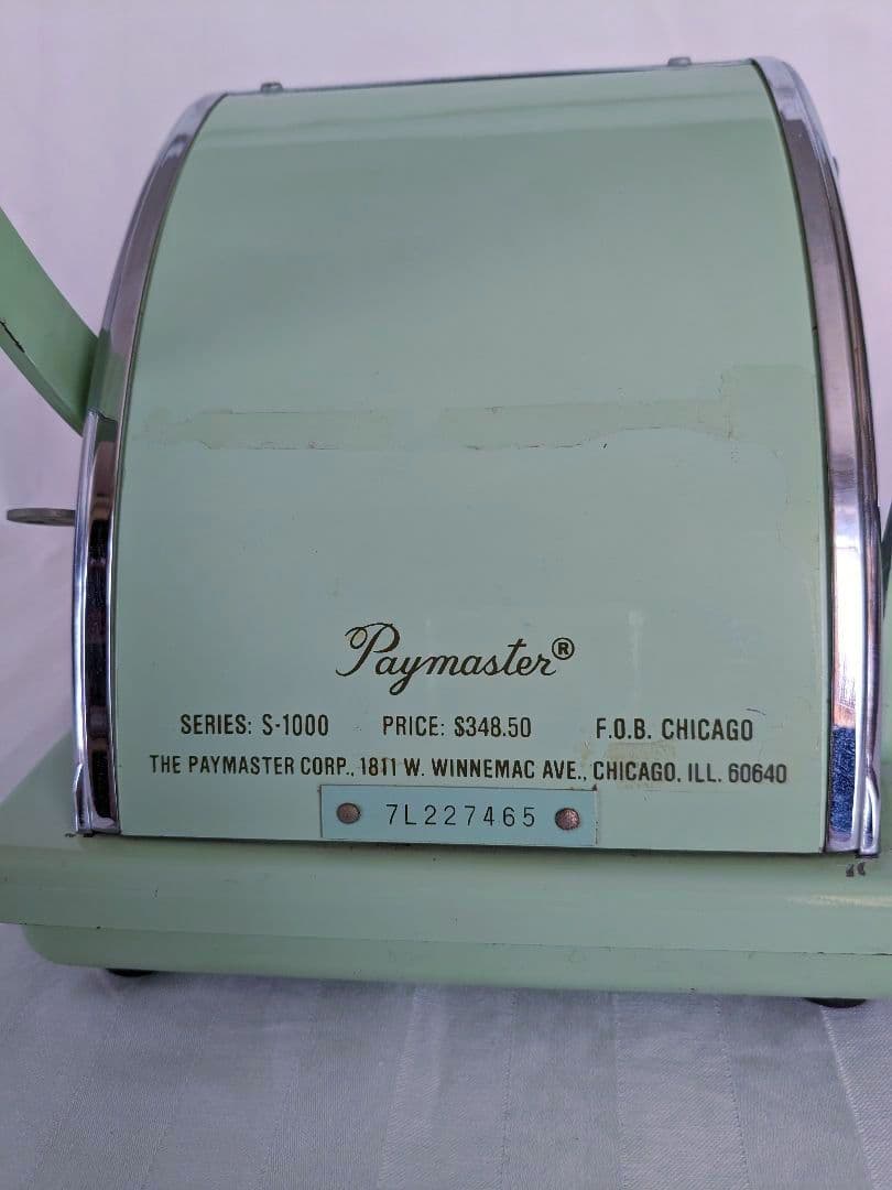 USAビンテージ　PAYMASTER S-1000　小切手プリンター